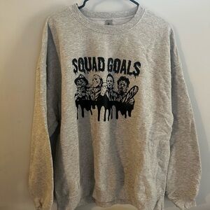 Halloween characters pullover